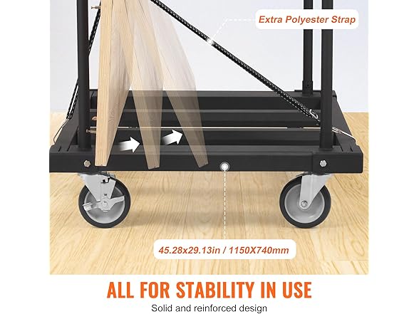 VEVOR Drywall Cart - 1800lbs Capacity