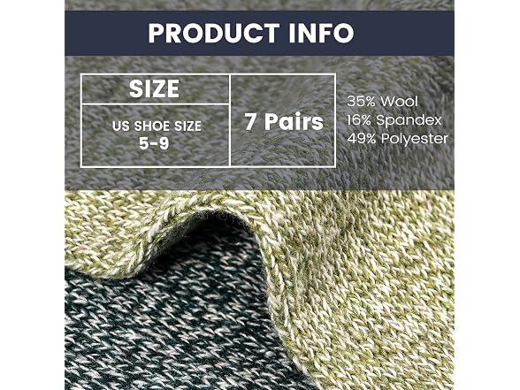 Clothirily Women (OS) Wool Socks