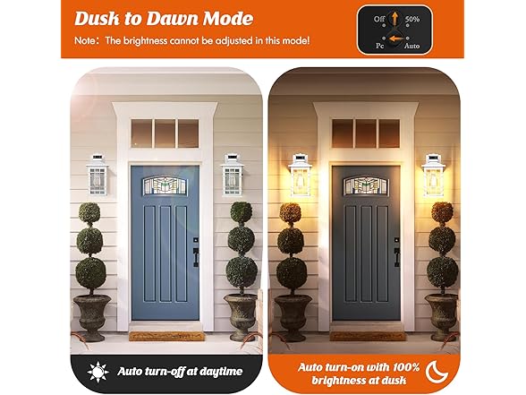 Kondras Motion Sensor Outside Wall Lantern Waterproof
