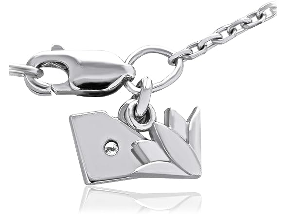 Lexi and Rose 10K White Gold 1/2 Cttw Lab Necklace