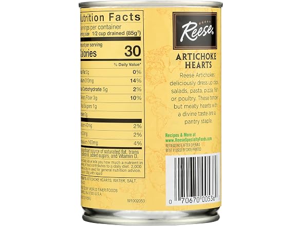 Reese Artichoke Hearts, 14 OZ