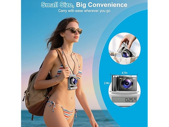 Ploomen 4K Digital Camera for Photography