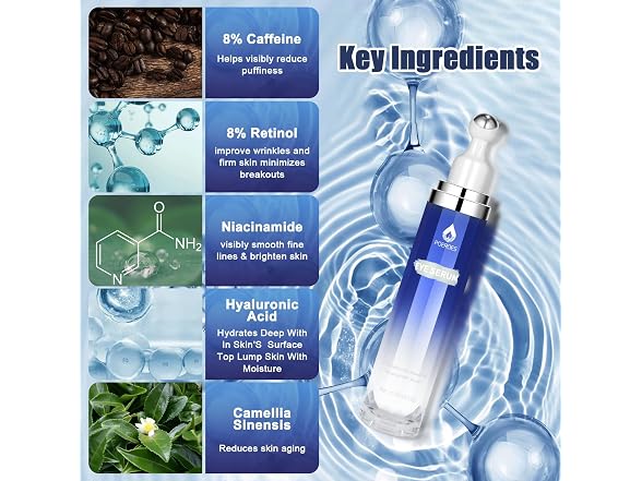 Eye Serum with 8% Caffeine & 8% Retinol