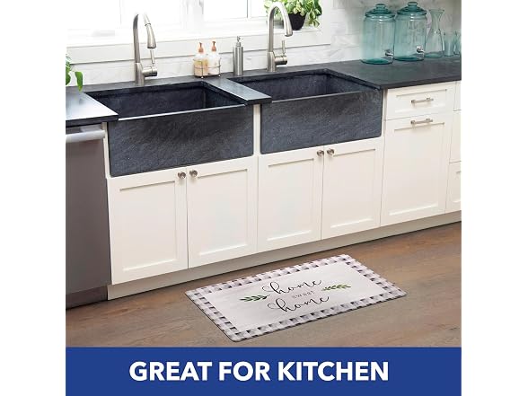 Home Dynamix Buffalo Check Kitchen Mat