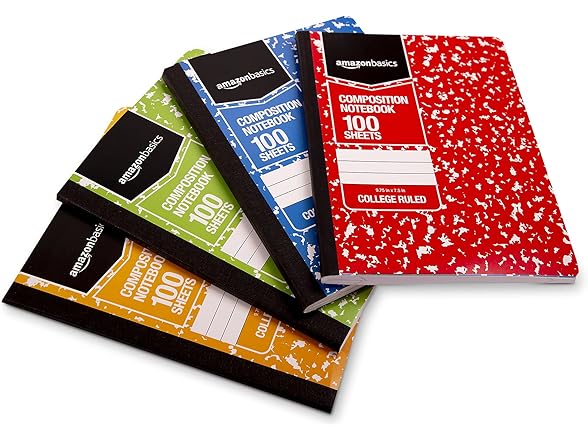 Amazon Basics Amazon Basics College Ruled Composition