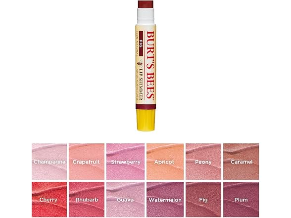 Burt's Bees 100% Natural Moisturizing Lip Shimmer, Fig