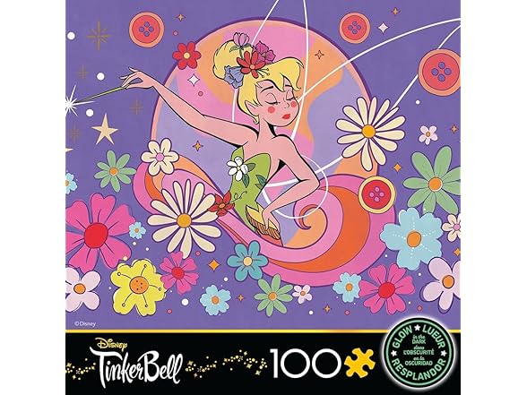 Disney Tinker Bell Flower Magic Puzzle