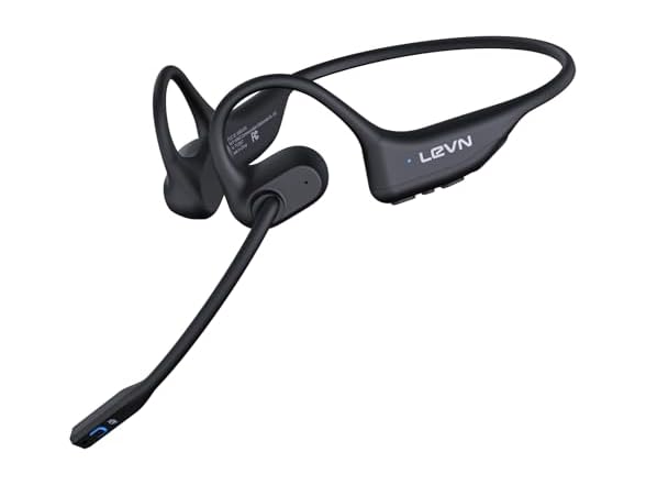 LEVN Open Ear Headphones with Mic