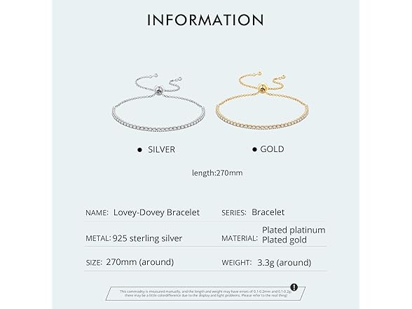 Celestara Gold Tennis Bracelet