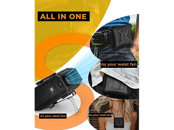 TUNISE Portable Waist Fan