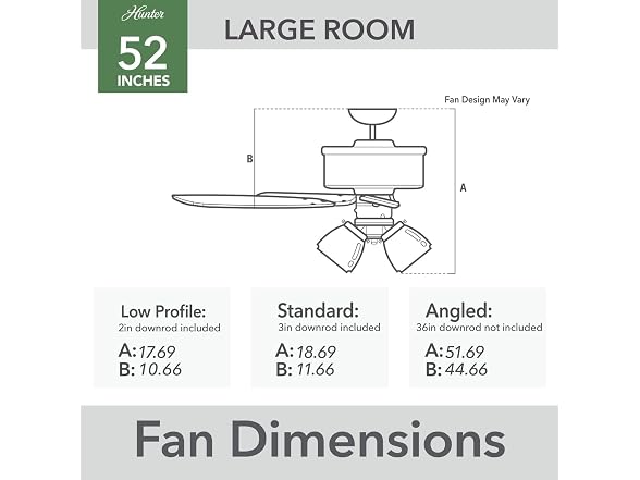 Hunter Fan CC51019-A 52 52-in wLight and pull chain