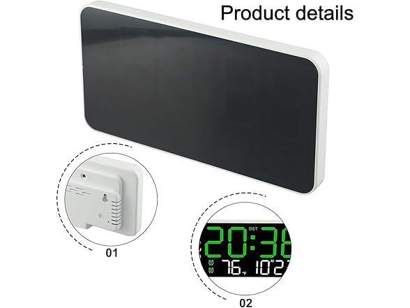 Sohodoo Led Digital Wall Clock