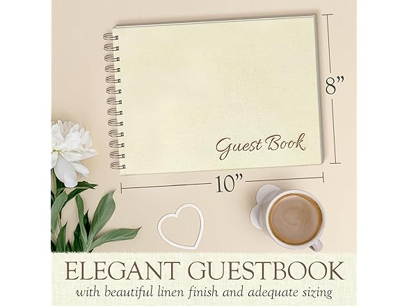Minicho Guest Book - Simple and Elegant