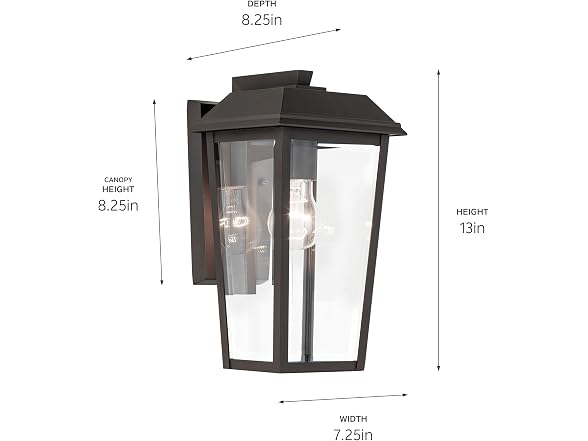 Kichler Mathus 1-Light Olde Bronze Luxe