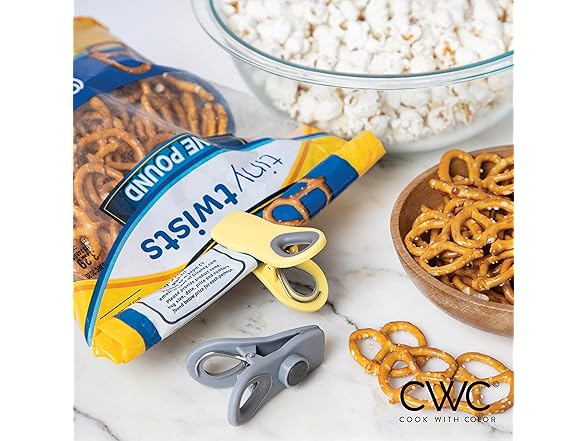 COOK WITH COLOR Bag Clips with Magnet