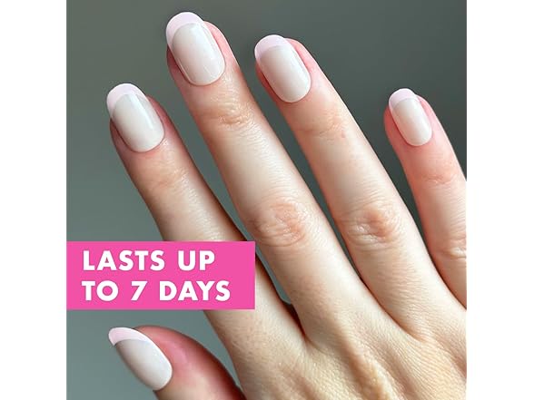 Olive & June Super Stick Mani Press-On Nails Glazed French