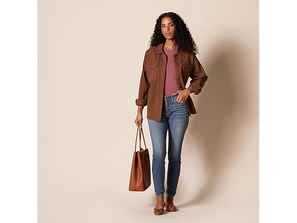 Amazon Essentials Women Mid Rise Curvy Skinny Jeans