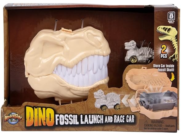 Rhode Island Novelty Dino Fossil Launch and Race Car