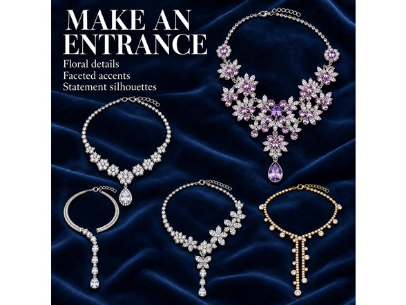 5 Pack Necklace Layering Set