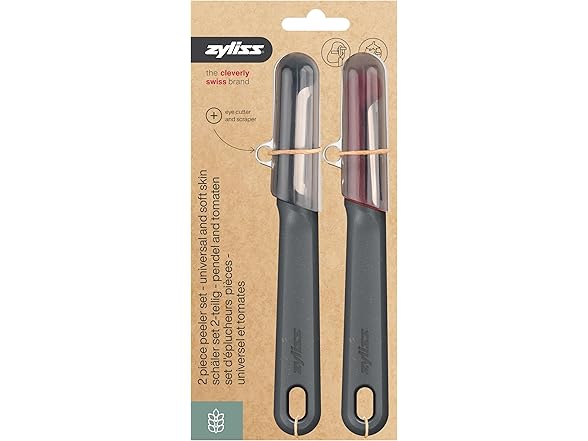 Zyliss 2 Piece Peeler Set 