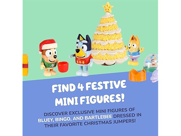Bluey Advent Calendar Pack Toys