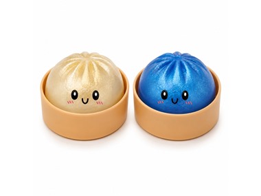$21.99, Was $39.99, 45% Off! 2-Pack Mystery Glitter Squishy Dumpling dealfomo