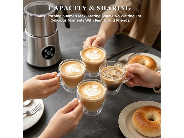 PSIIDAN Milk Frother and Steamer