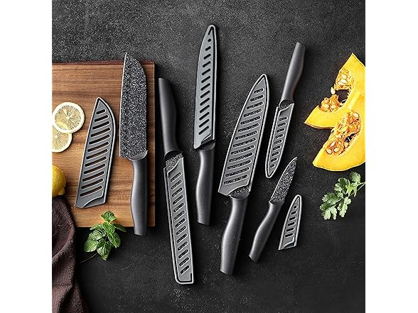 24-Piece Kitchen Knife Set w/ Guards
