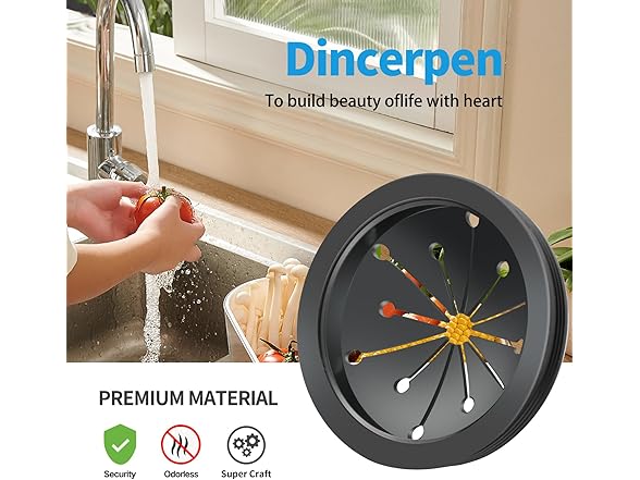 Dincerpen Garbage Disposal Splash Guard