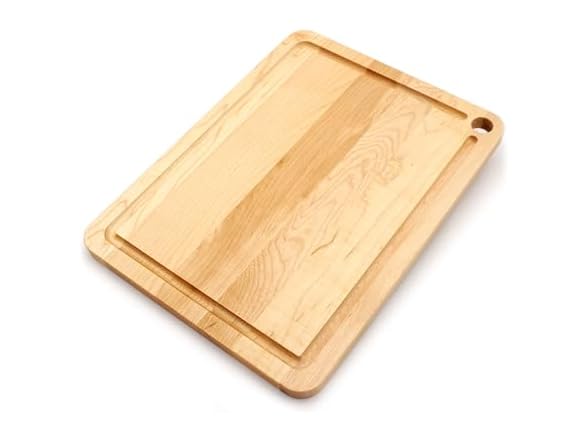 JK Adams Williston Large Cutting Board with Groove