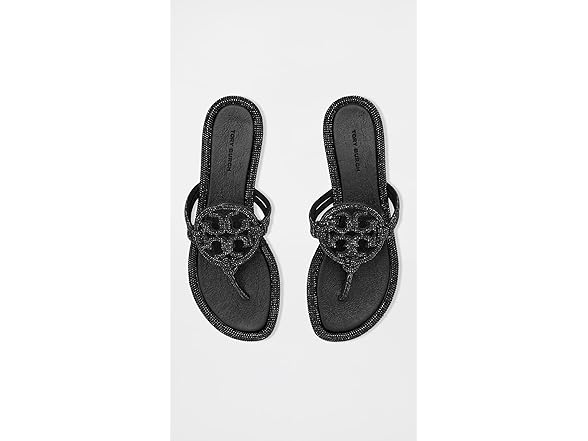 Tory Burch Miller Knotted Pave Sandals