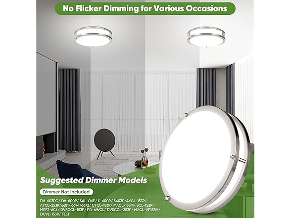 TOBUSA Ceiling Light 10", 2PC