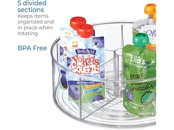 iDesign Recycled Plastic Lazy Susan Turntable