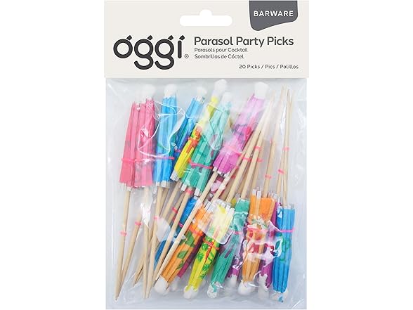 OGGI Cocktail Umbrellas 20pc