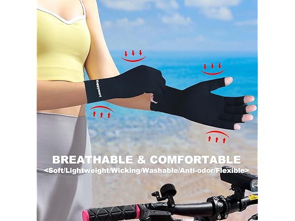 Happymart 2 Pairs Arthritis Gloves