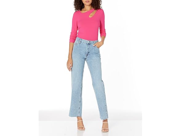 The Drop Women's Doug Cutout Knit Top