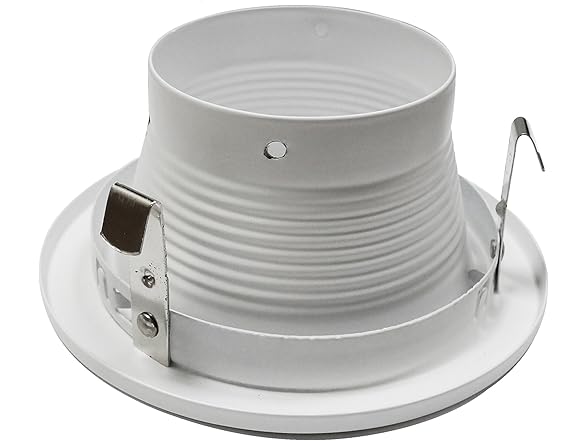 NICOR Lighting 4 inch White Baffle Trim