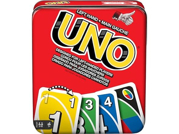 UNO Left-Handed Card Game w/Tin