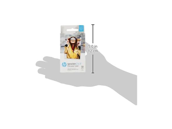 HP Sprocket 2x3" Premium Zink Sticky Back Photo Paper