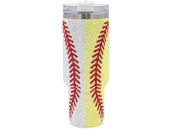 SEM LIFE 40 Oz Rhinestone Bling Tumbler