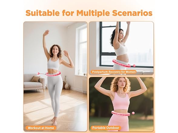 RJOP Weighted Hoop Fitness Circle