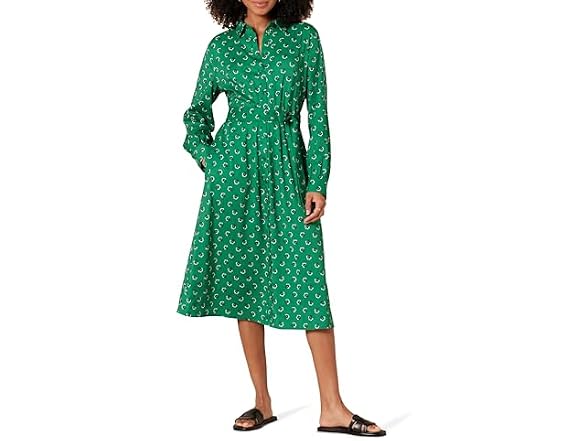 Green, Tossed Floral