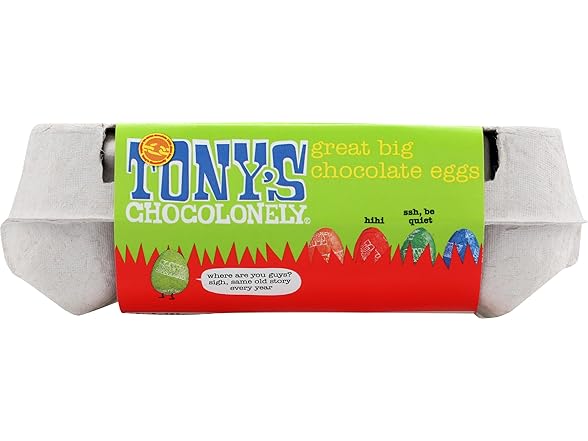 Tonys Great Big Chocolate Eggs 12ct 0.46