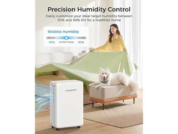 Trazico 30Pint Dehumidifier