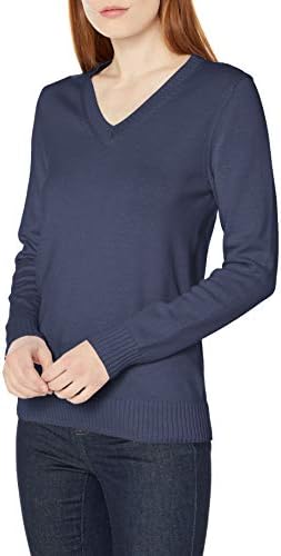 Amazon Essentials Womens Lightweight Long Sleeve V Neck Sweater Cotton