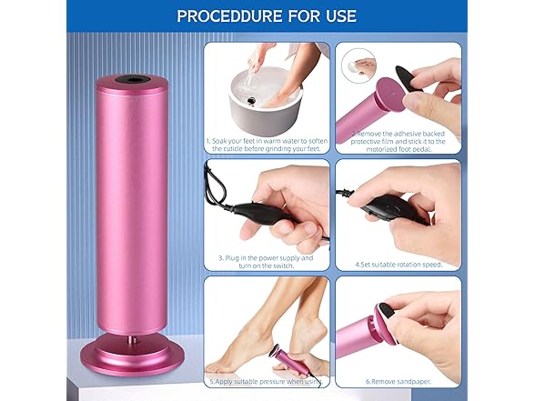 HOVGN Electric Foot File