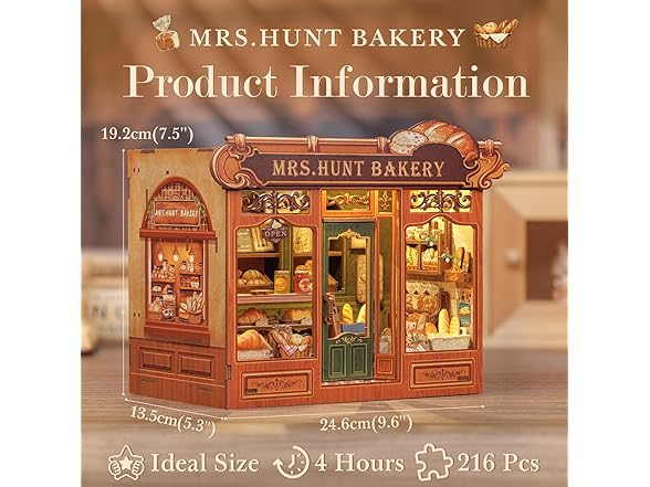 MRS.Hunt Bakery Book Nook Kit