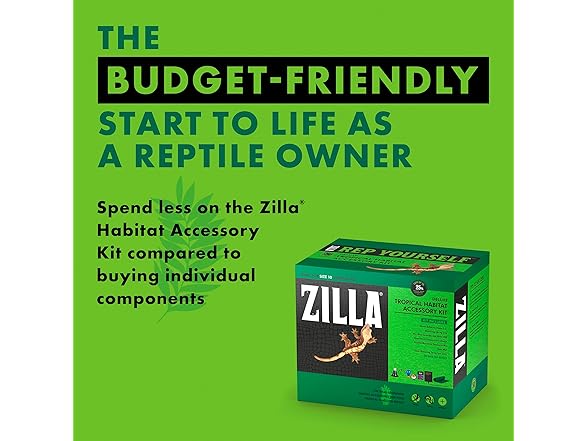 Zilla Tropical Habitat Accessory Kit, St