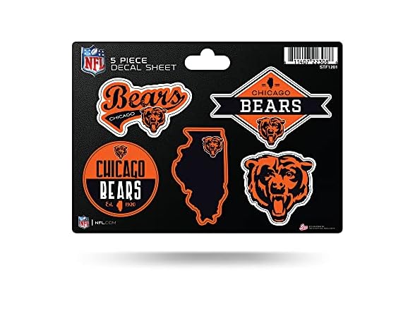 Chicago Bears Die-Cut Decal Sheet
