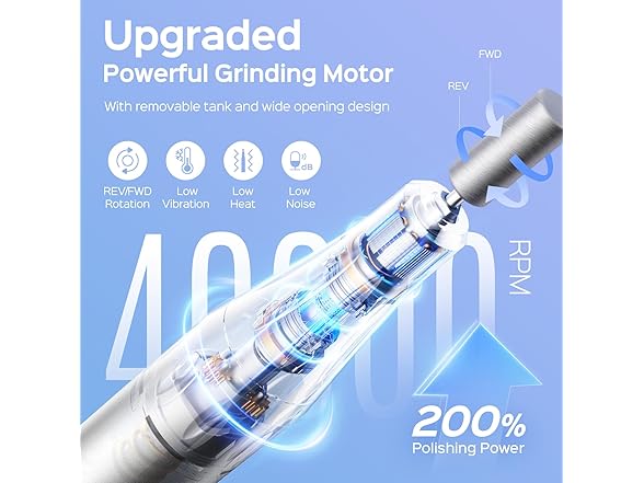 COSLUS Rechargeable Electric Nail Drill